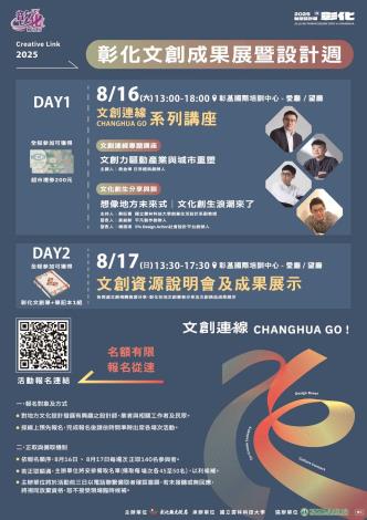 2025彰化文創成果展暨設計週EDM V4