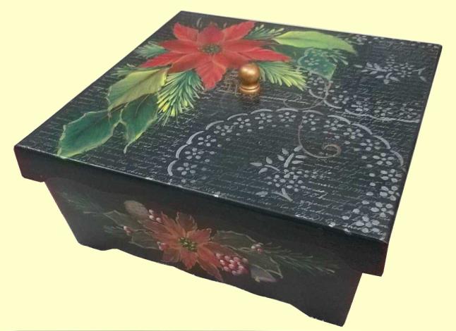 江玲華-聖誕糖果盒23.5x23.5x10
