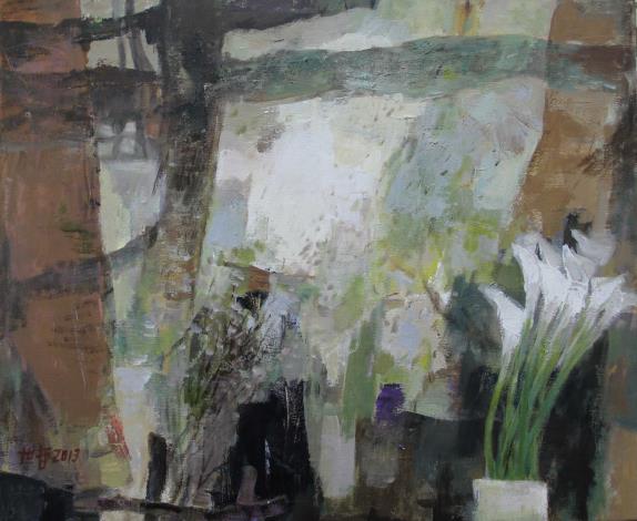 簡世哲《疏影》  2013年  72.5×60.5公分  壓克力 .JPG_圖片替代文字