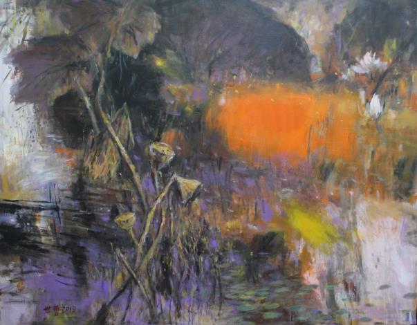 簡世哲《秋光》  2013年  116.5×91公分  壓克力.JPG_圖片替代文字