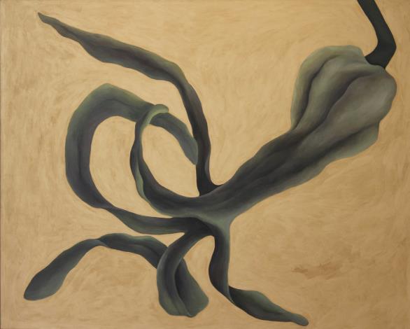陳舒惠《瞬息系列02》  2008年  162×112公分  金漆、油畫.JPG_圖片替代文字
