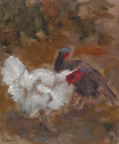 8_王守英《火雞》 2005年 72.5×60.5公分 油畫_圖片替代文字