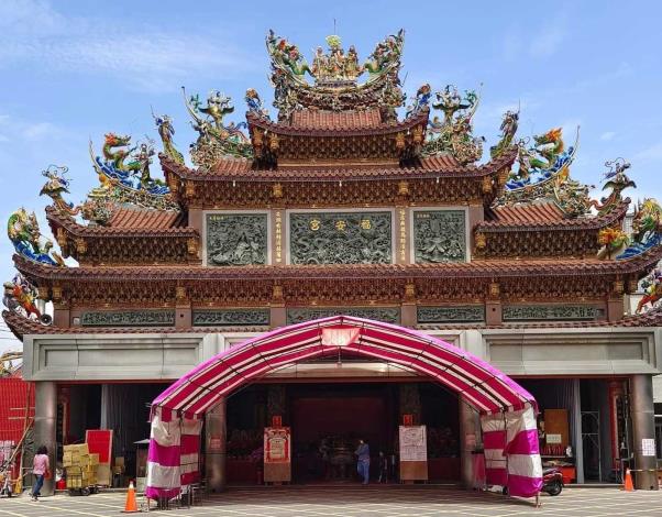伸港福安宮廟宇正面-2