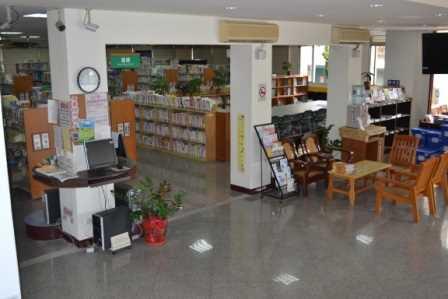 芬園鄉立圖書館書庫區