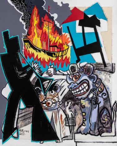平安祭163X130CM(100F)亞克力畫布2022